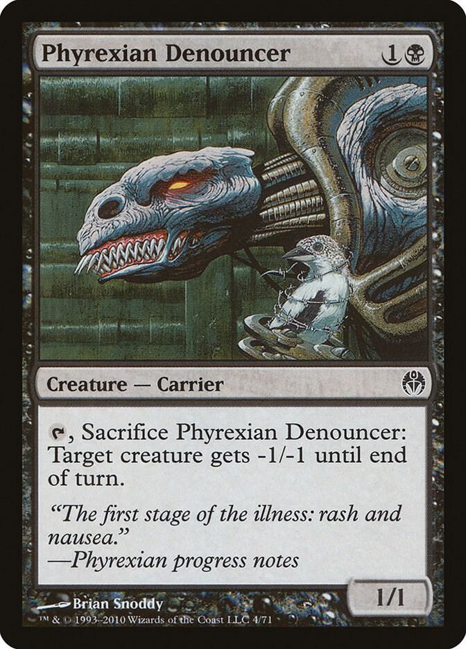 Phyrexian Denouncer [Duel Decks: Phyrexia vs. the Coalition] 4