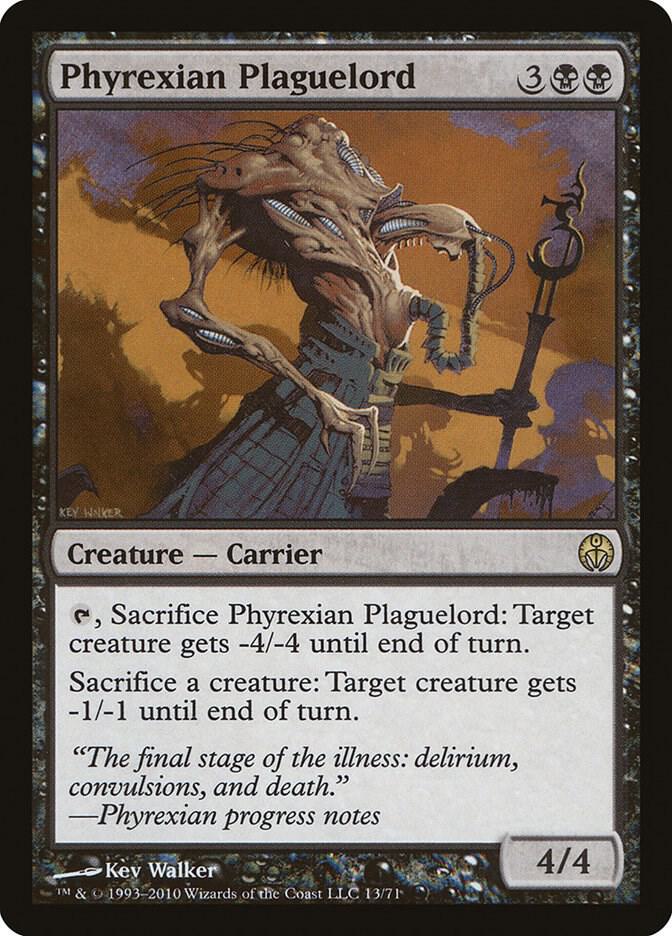 Phyrexian Plaguelord [Duel Decks: Phyrexia vs. the Coalition] 13