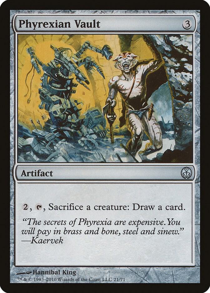 Phyrexian Vault [Duel Decks: Phyrexia vs. the Coalition] 21