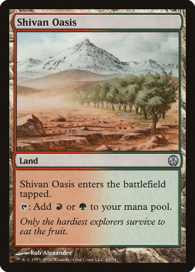 Shivan Oasis [Duel Decks: Phyrexia vs. the Coalition] 65