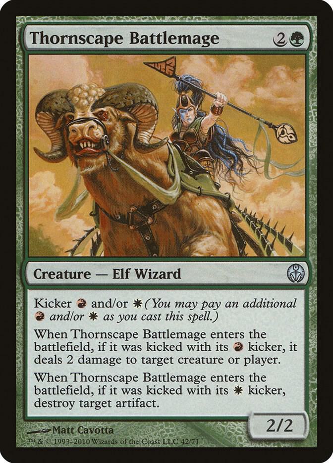 Thornscape Battlemage [Duel Decks: Phyrexia vs. the Coalition] 42