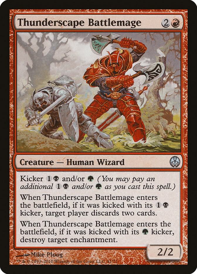 Thunderscape Battlemage [Duel Decks: Phyrexia vs. the Coalition] 41