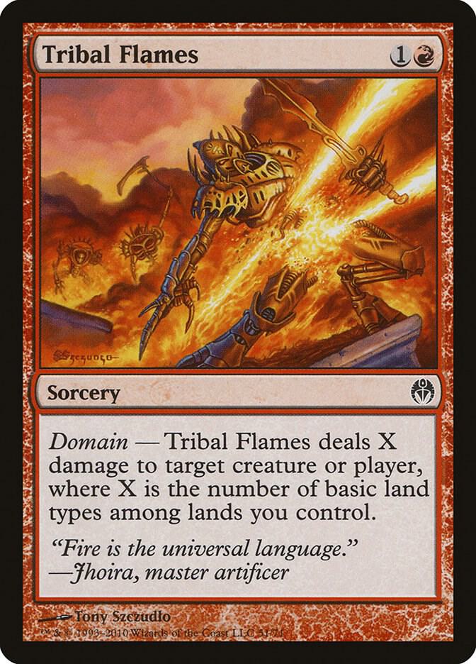 Tribal Flames [Duel Decks: Phyrexia vs. the Coalition] 51