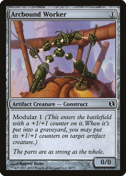 Arcbound Worker [Duel Decks: Elspeth vs. Tezzeret] 40