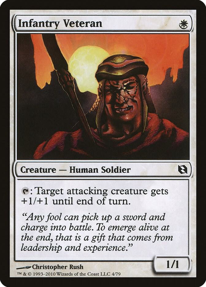 Infantry Veteran [Duel Decks: Elspeth vs. Tezzeret] 4