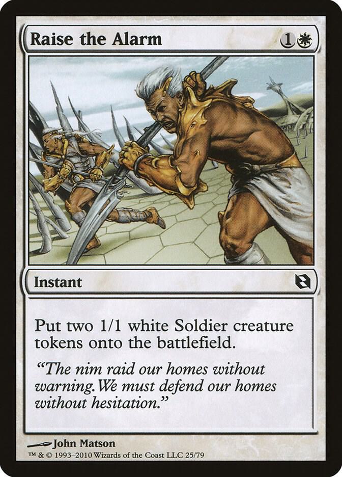 Raise the Alarm [Duel Decks: Elspeth vs. Tezzeret] 25