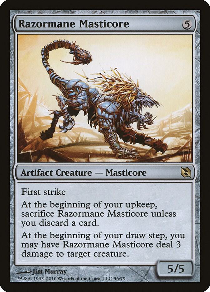 Razormane Masticore [Duel Decks: Elspeth vs. Tezzeret] 56