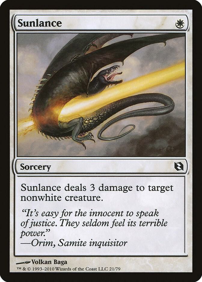 Sunlance [Duel Decks: Elspeth vs. Tezzeret] 21