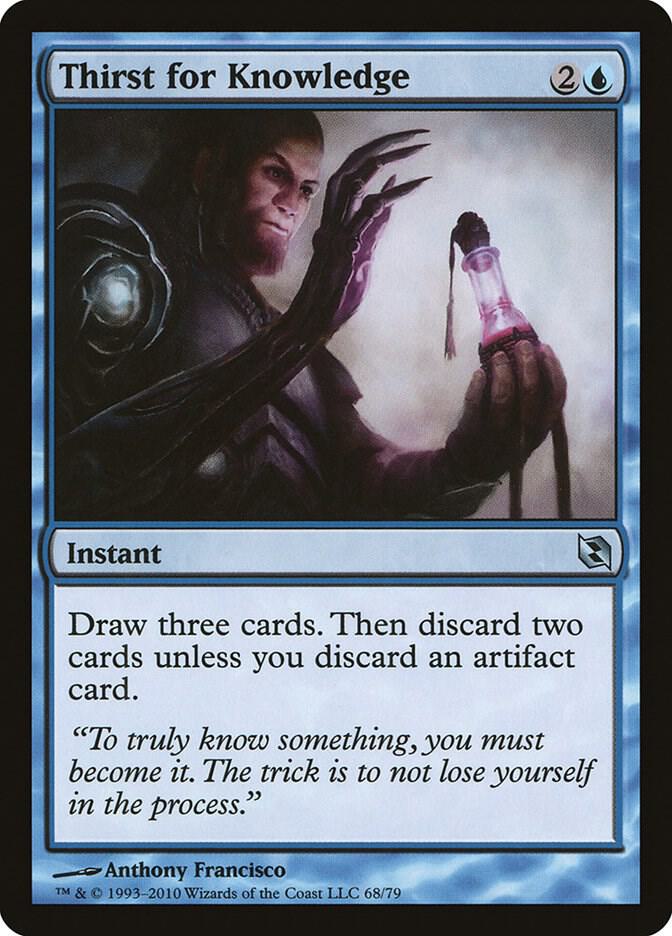 Thirst for Knowledge [Duel Decks: Elspeth vs. Tezzeret] 68