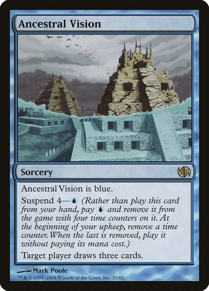 Ancestral Vision [Duel Decks: Jace vs. Chandra] 21