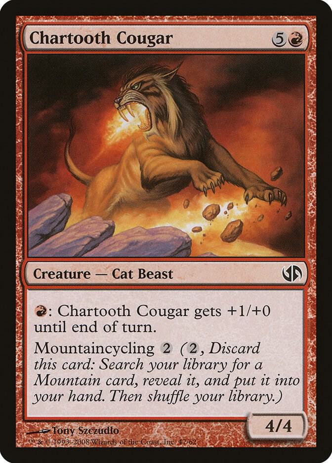 Chartooth Cougar [Duel Decks: Jace vs. Chandra] 47