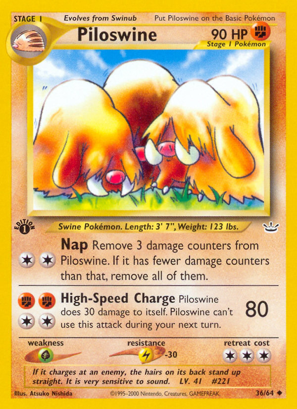 Piloswine - 36/64 Neo Revelation