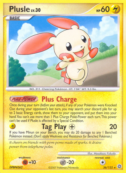 Plusle - 36/132 Secret Wonders