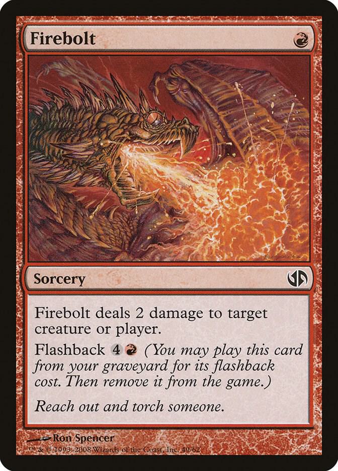 Firebolt [Duel Decks: Jace vs. Chandra] 49