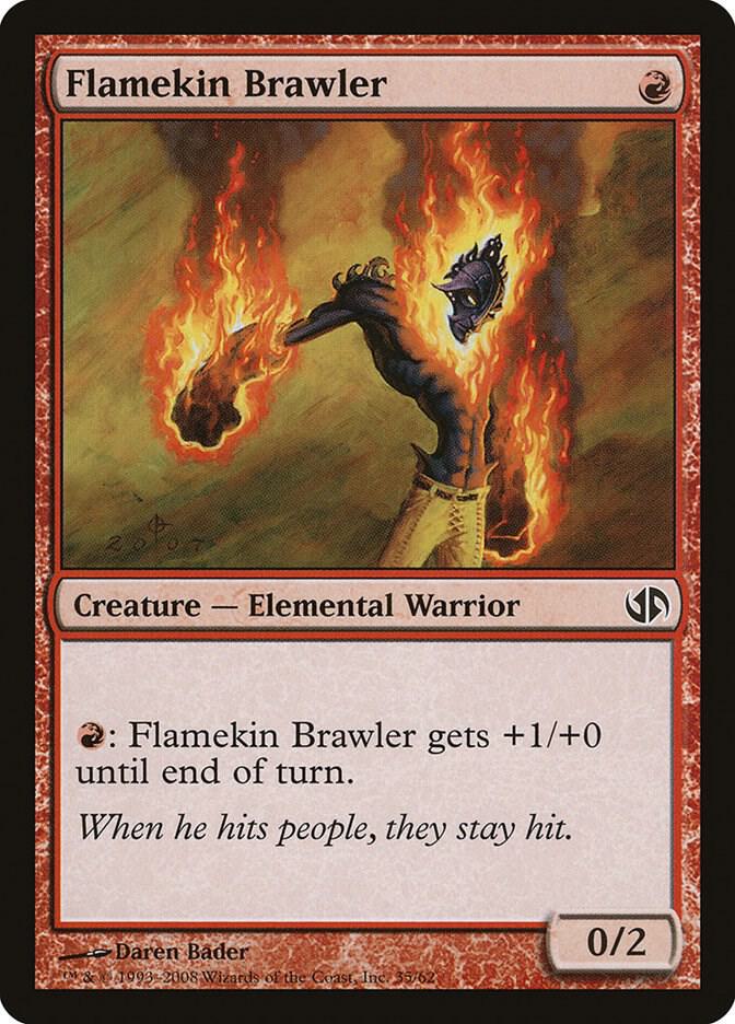 Flamekin Brawler [Duel Decks: Jace vs. Chandra] 35
