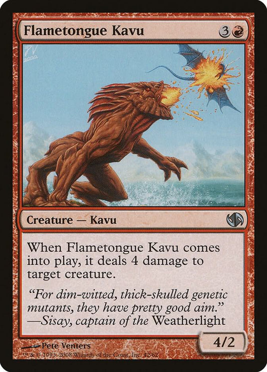 Flametongue Kavu [Duel Decks: Jace vs. Chandra] 42