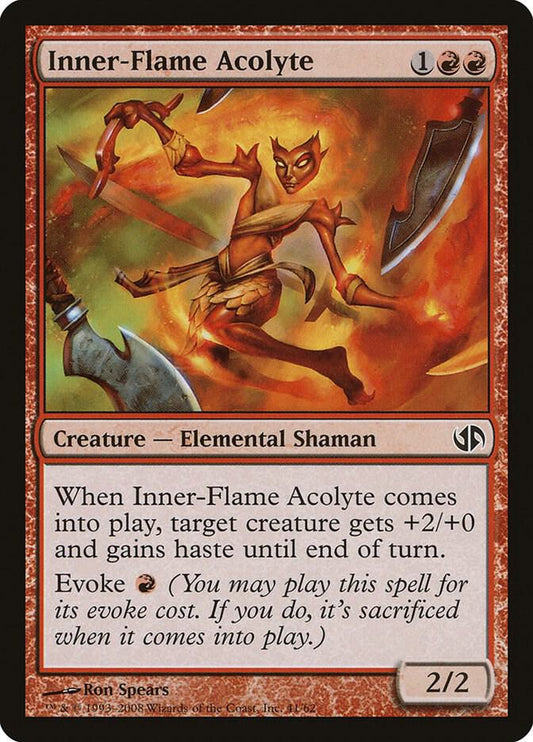 Inner-Flame Acolyte [Duel Decks: Jace vs. Chandra] 41