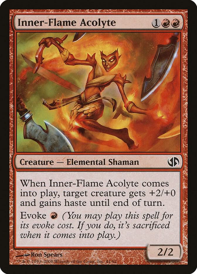 Inner-Flame Acolyte [Duel Decks: Jace vs. Chandra] 41