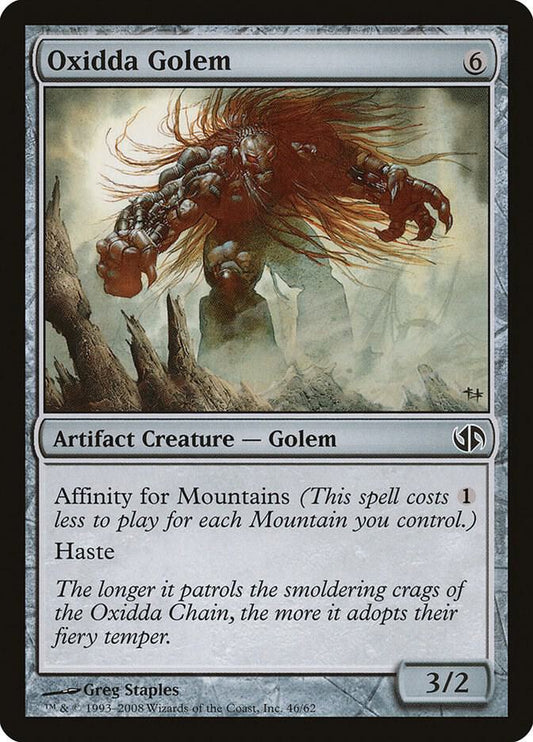 Oxidda Golem [Duel Decks: Jace vs. Chandra] 46