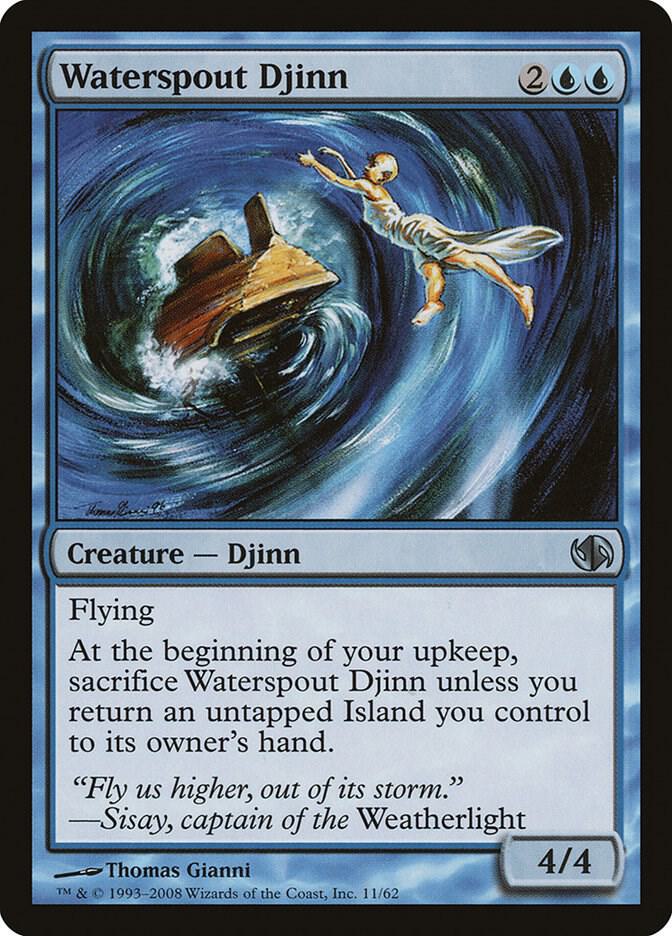 Waterspout Djinn [Duel Decks: Jace vs. Chandra] 11