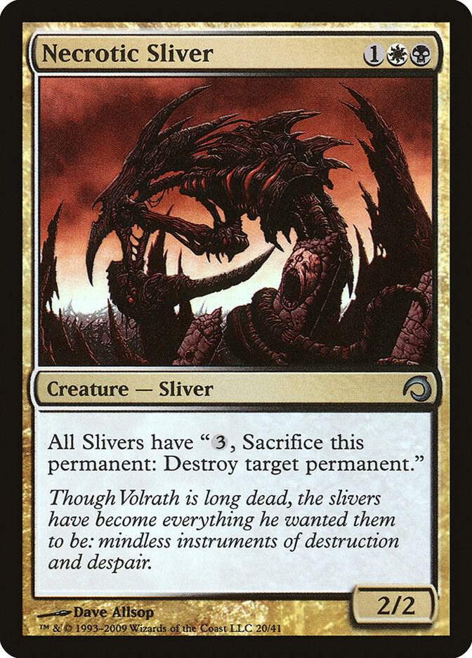 Necrotic Sliver [Premium Deck Series: Slivers] 20