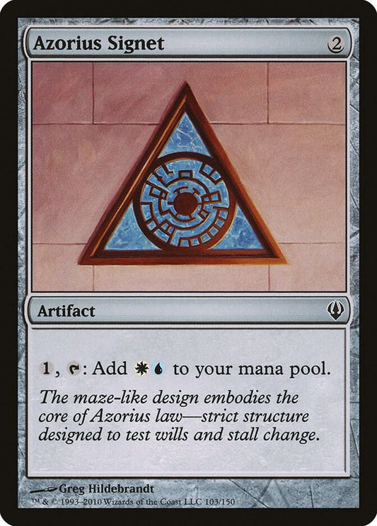 Azorius Signet [Archenemy] 103