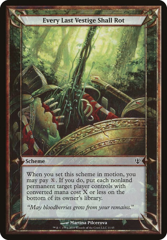 Every Last Vestige Shall Rot (Archenemy) [Oversize Cards]