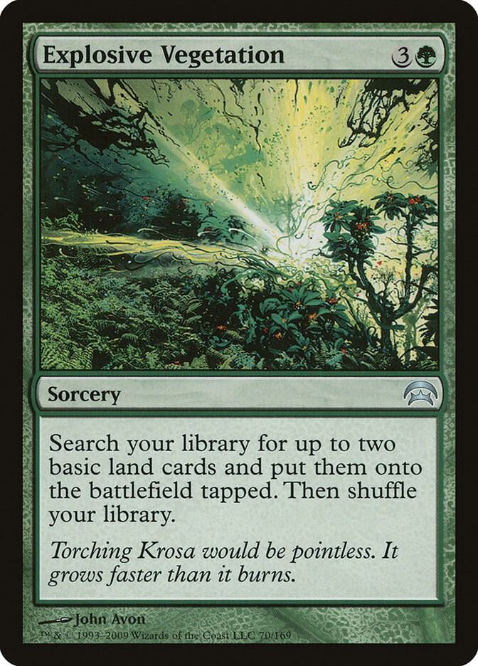 Explosive Vegetation [Planechase] 70