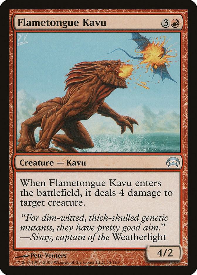 Flametongue Kavu [Planechase] 54