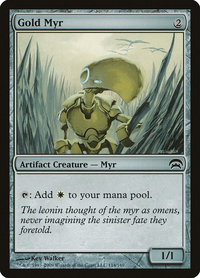 Gold Myr [Planechase] 114