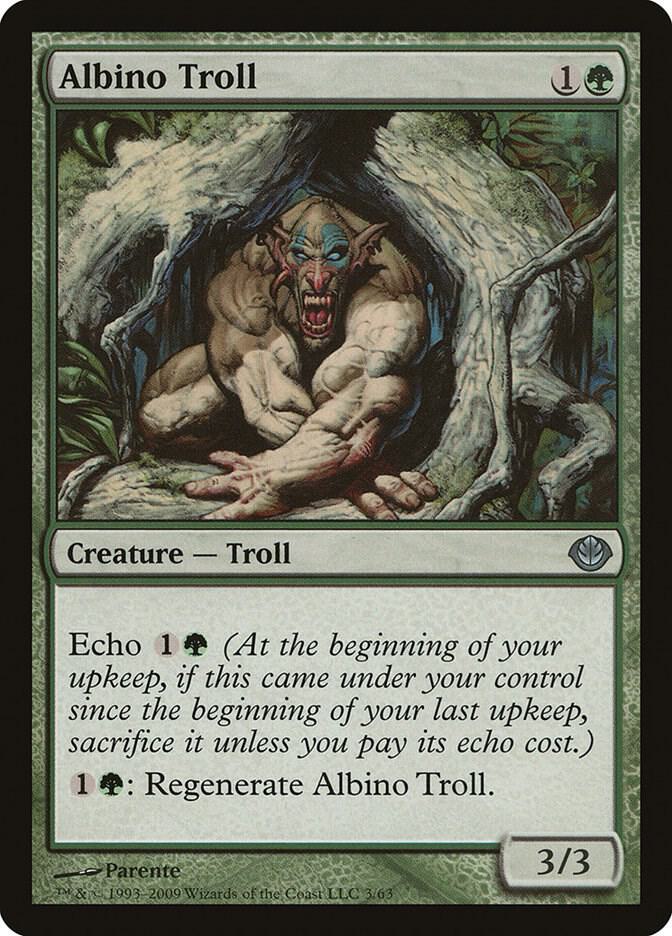 Albino Troll [Duel Decks: Garruk vs. Liliana] 3