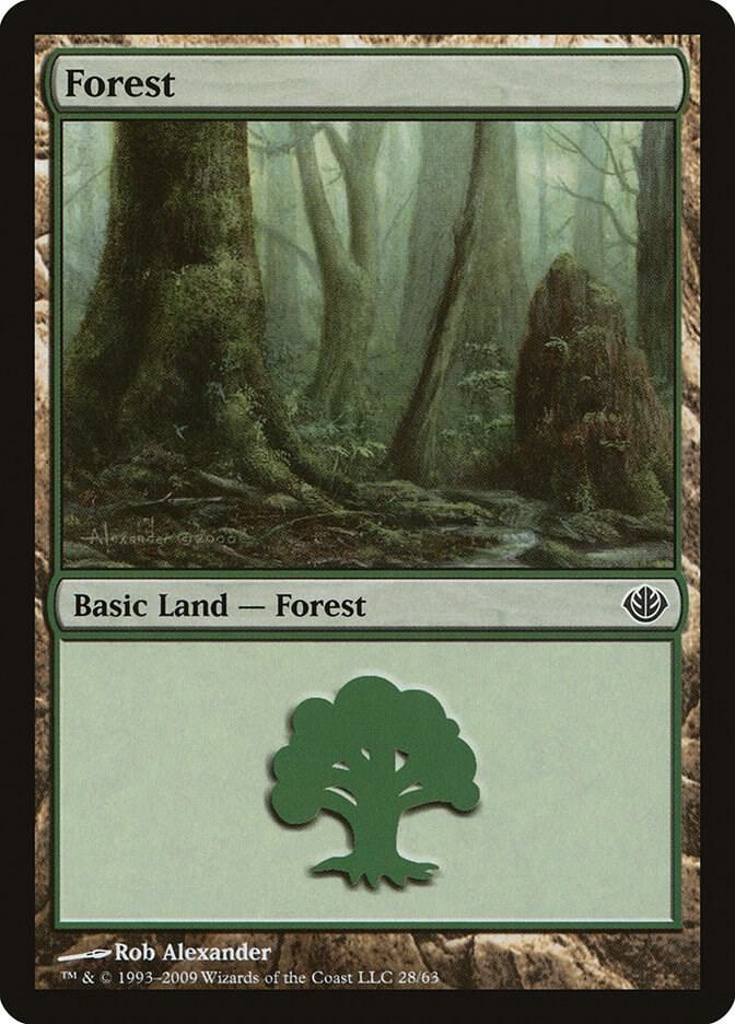 Forest (28) [Duel Decks: Garruk vs. Liliana] 28