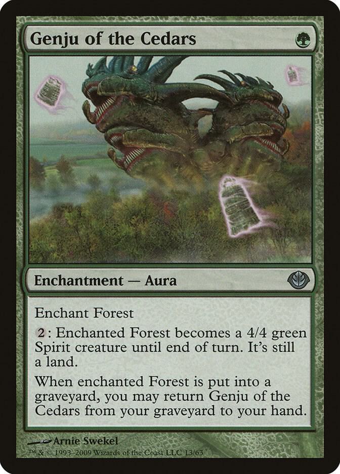 Genju of the Cedars [Duel Decks: Garruk vs. Liliana] 13