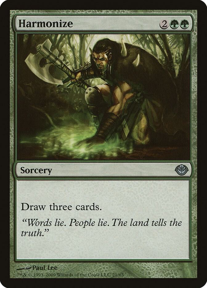 Harmonize [Duel Decks: Garruk vs. Liliana] 21