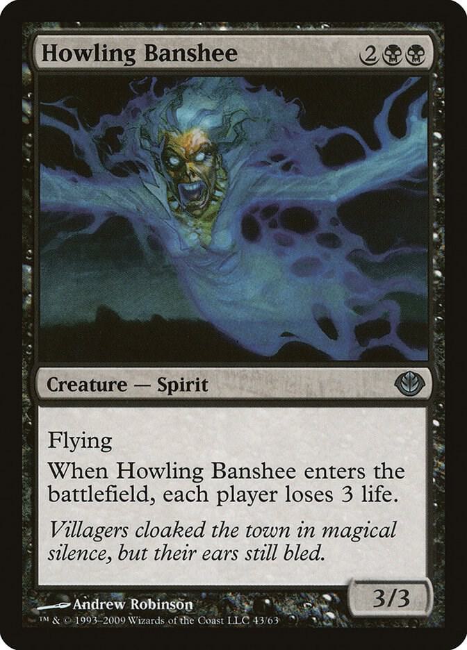 Howling Banshee [Duel Decks: Garruk vs. Liliana] 43