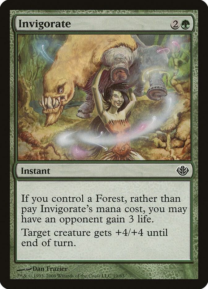 Invigorate [Duel Decks: Garruk vs. Liliana] 19