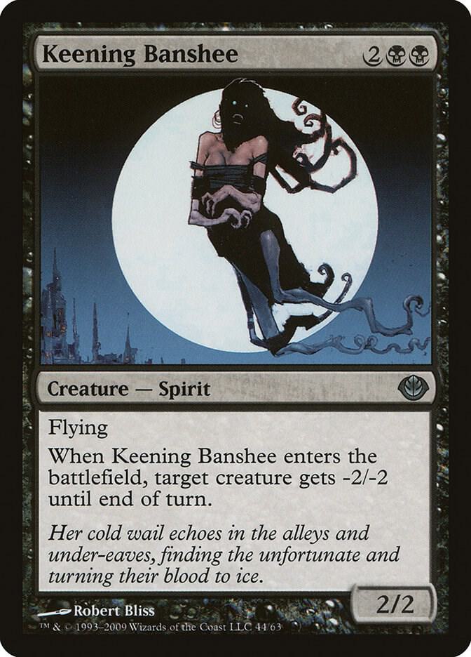 Keening Banshee [Duel Decks: Garruk vs. Liliana] 44