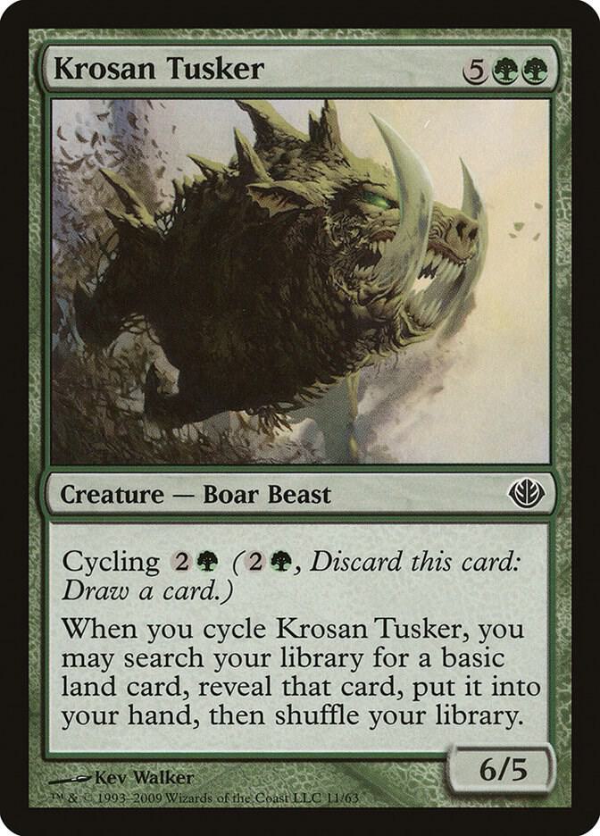 Krosan Tusker [Duel Decks: Garruk vs. Liliana] 11