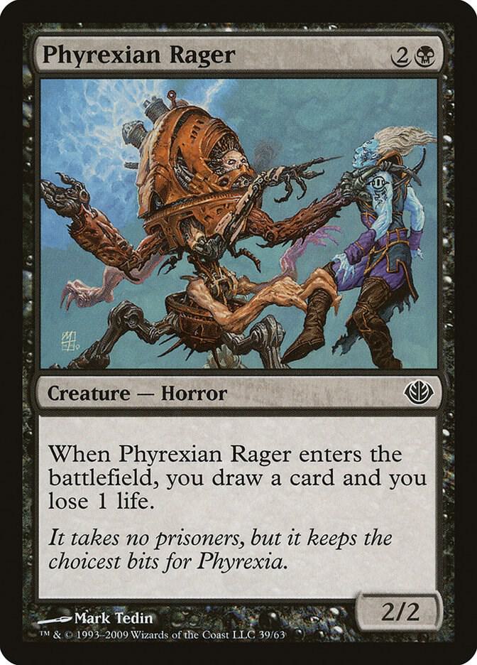 Phyrexian Rager [Duel Decks: Garruk vs. Liliana] 39