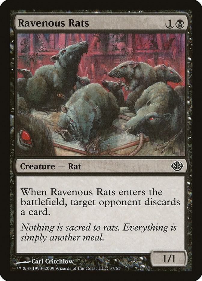Ravenous Rats [Duel Decks: Garruk vs. Liliana] 37