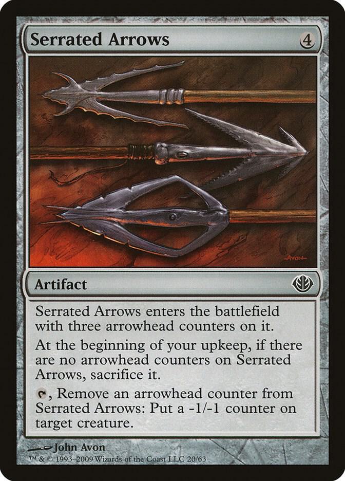 Serrated Arrows [Duel Decks: Garruk vs. Liliana] 20
