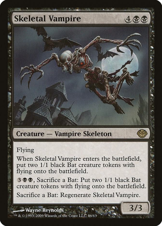 Skeletal Vampire [Duel Decks: Garruk vs. Liliana] 46