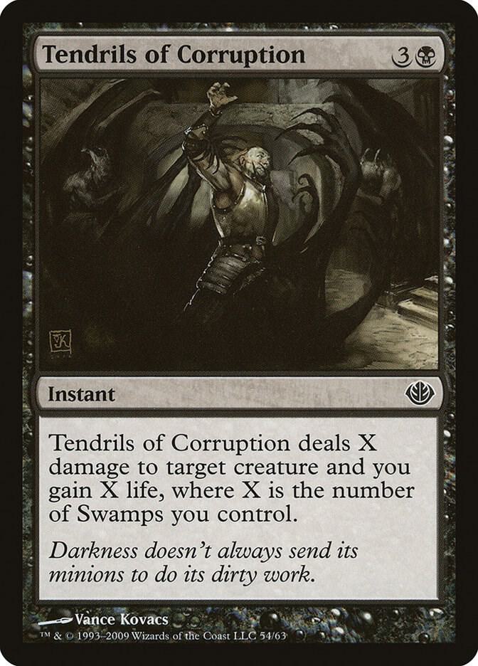 Tendrils of Corruption [Duel Decks: Garruk vs. Liliana] 54
