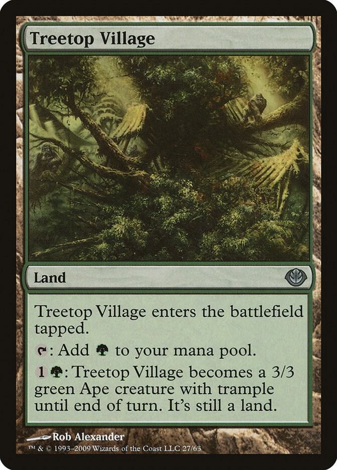 Treetop Village [Duel Decks: Garruk vs. Liliana] 27