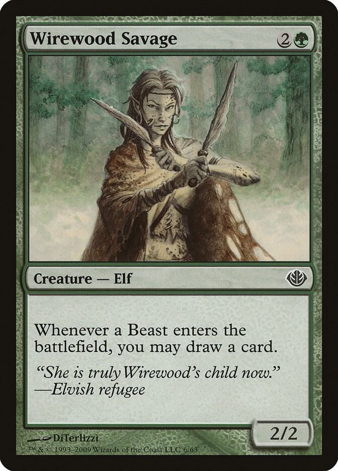 Wirewood Savage [Duel Decks: Garruk vs. Liliana] 6