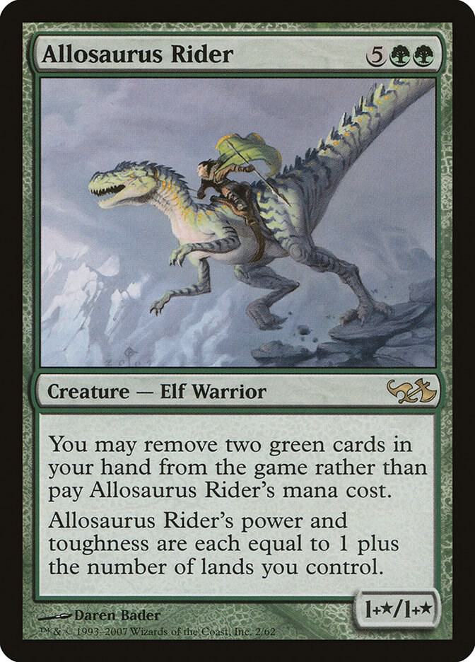 Allosaurus Rider [Duel Decks: Elves vs. Goblins] 2