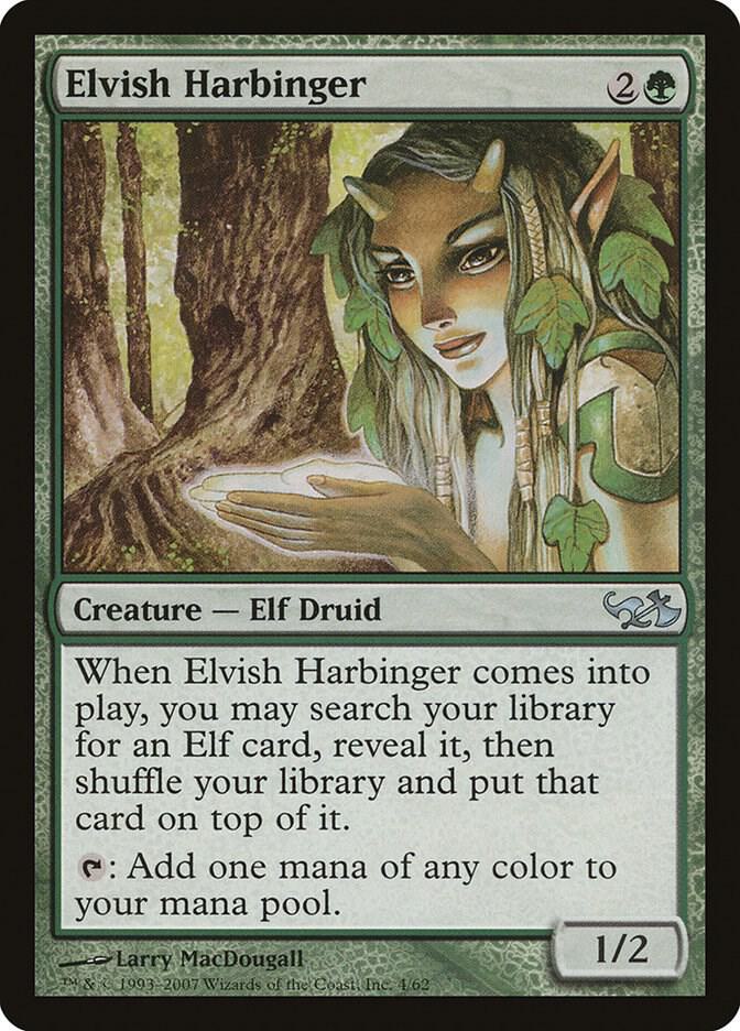 Elvish Harbinger [Duel Decks: Elves vs. Goblins] 4