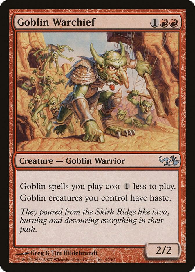 Goblin Warchief [Duel Decks: Elves vs. Goblins] 42