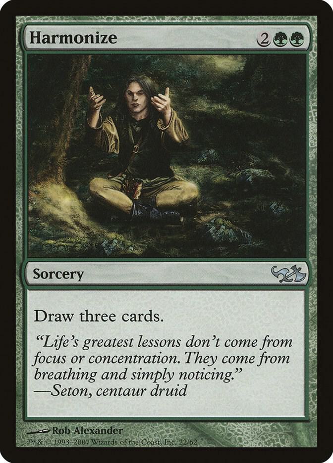 Harmonize [Duel Decks: Elves vs. Goblins] 22