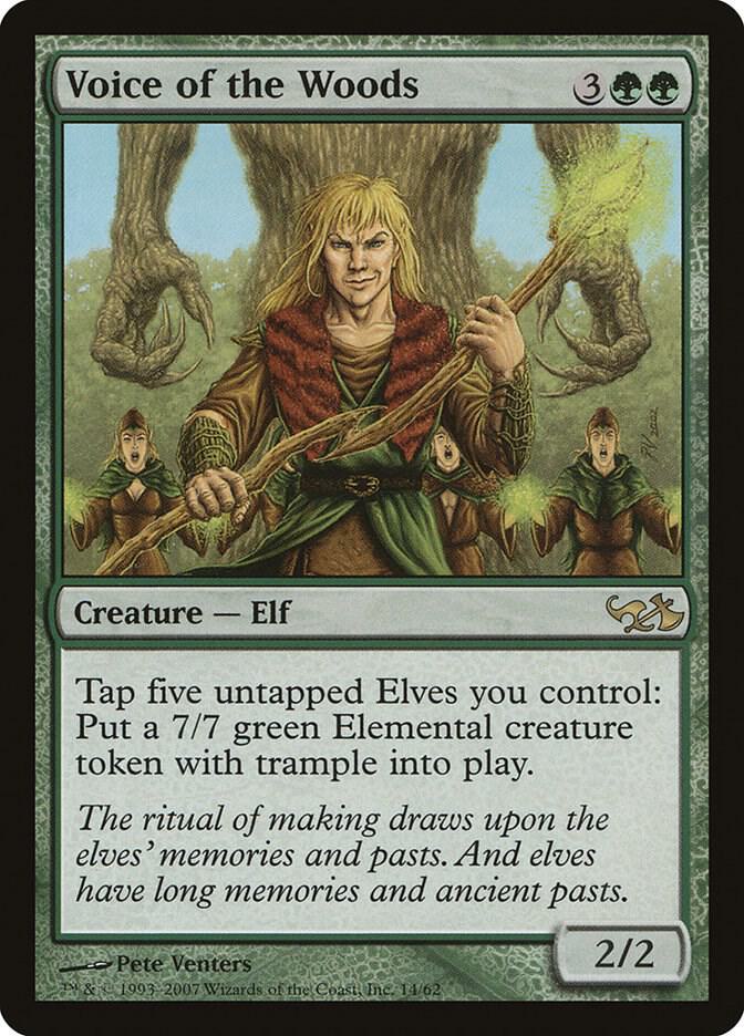 Voice of the Woods [Duel Decks: Elves vs. Goblins] 14